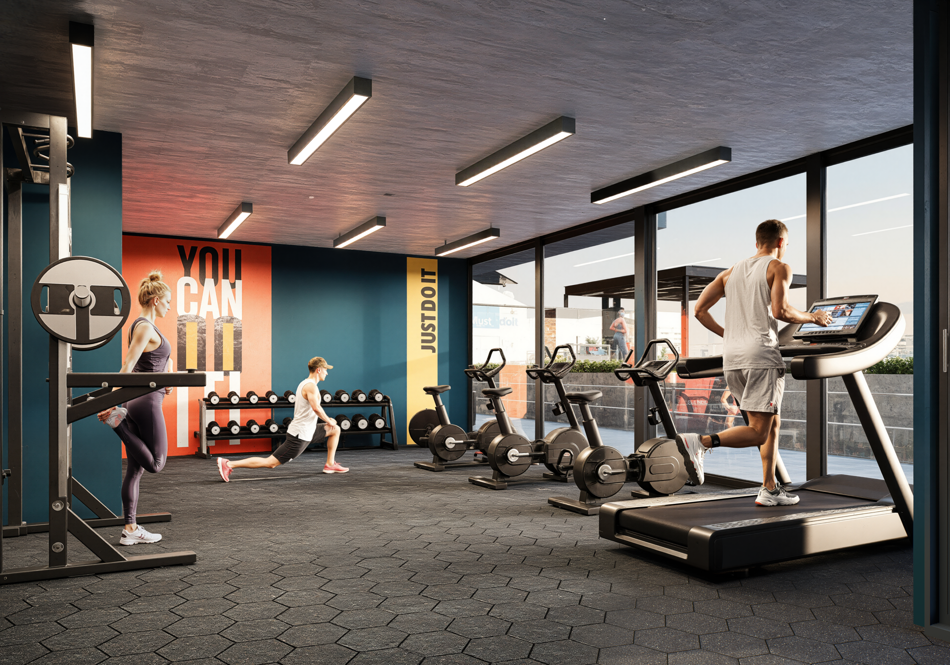 Gimnasio Equipado