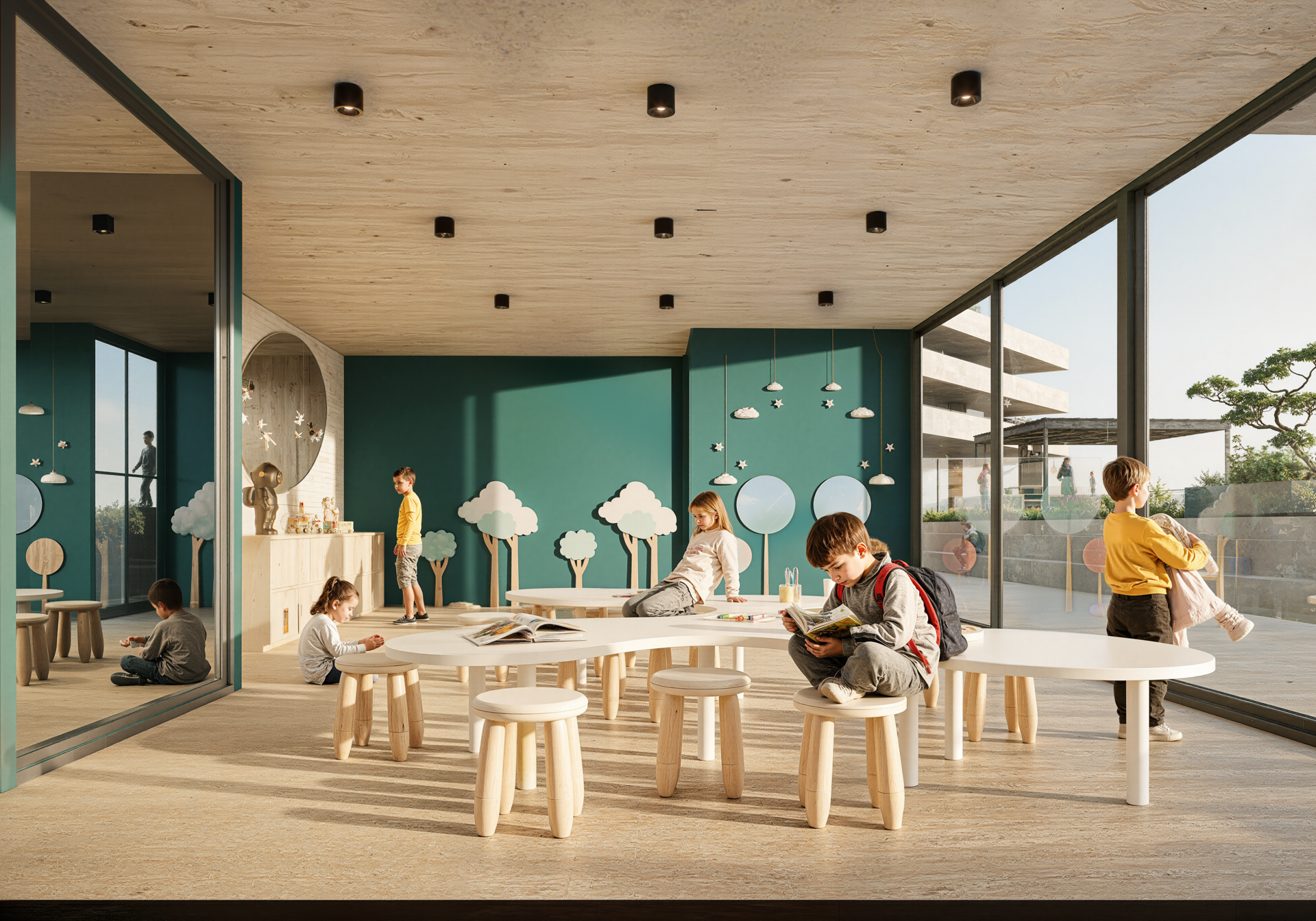 Zona de Lectura · Salón Múltiple