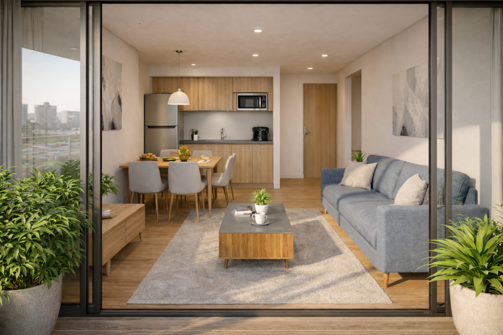 Interior 2 Habitaciones