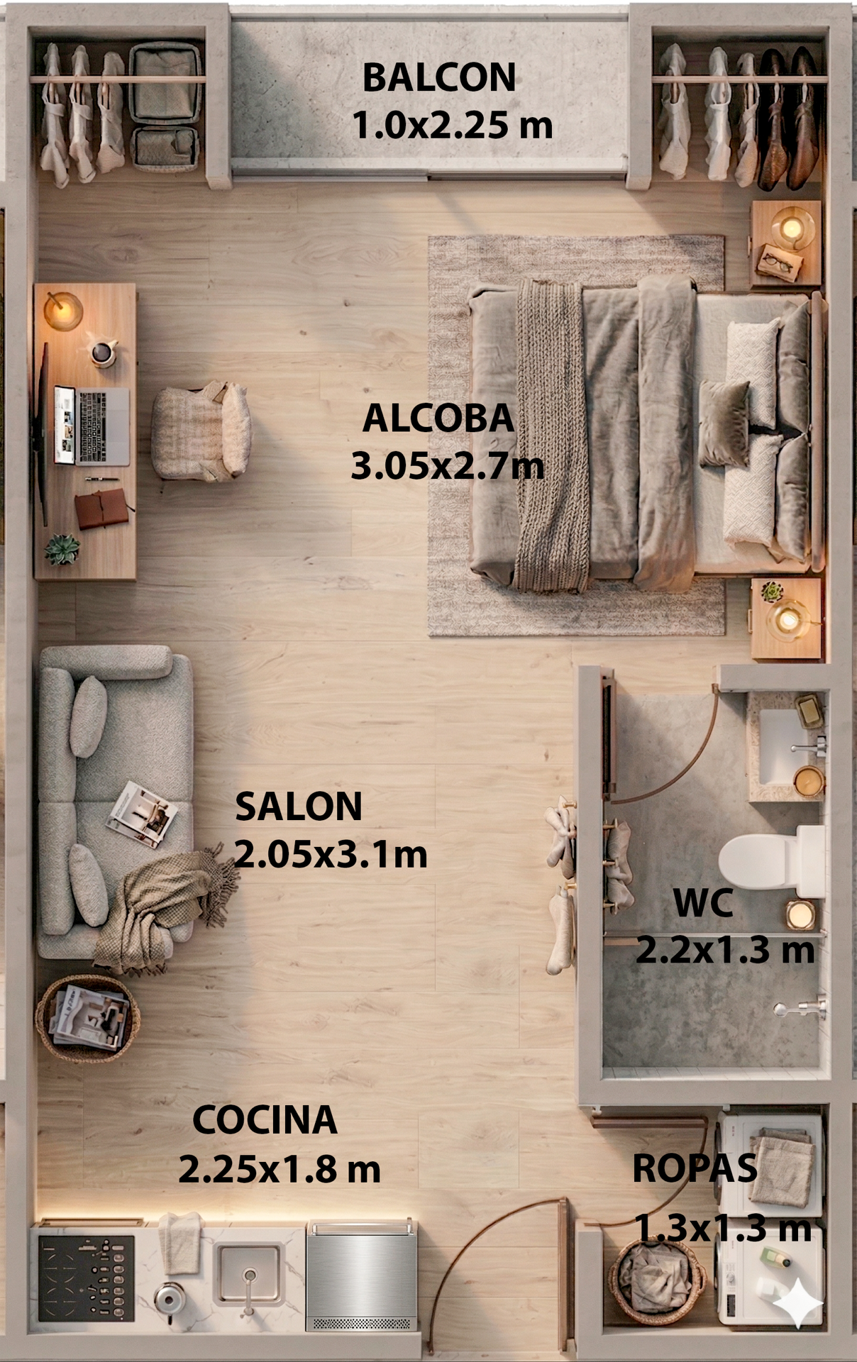 Plano 1 Habitación